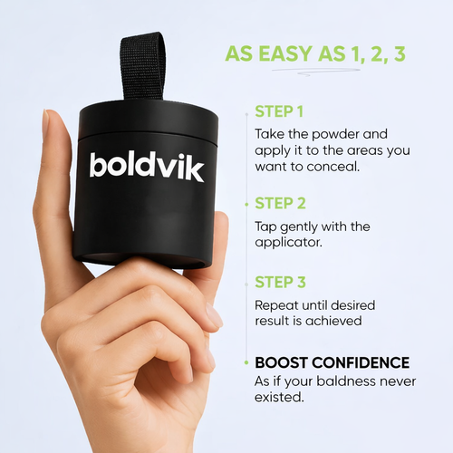 boldvik™ - Instant Hair Concealer Powder