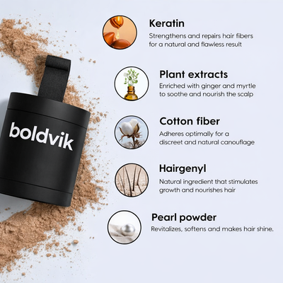 boldvik™ - Instant Hair Concealer Powder