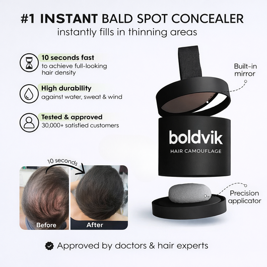 boldvik™ - Instant Hair Concealer Powder